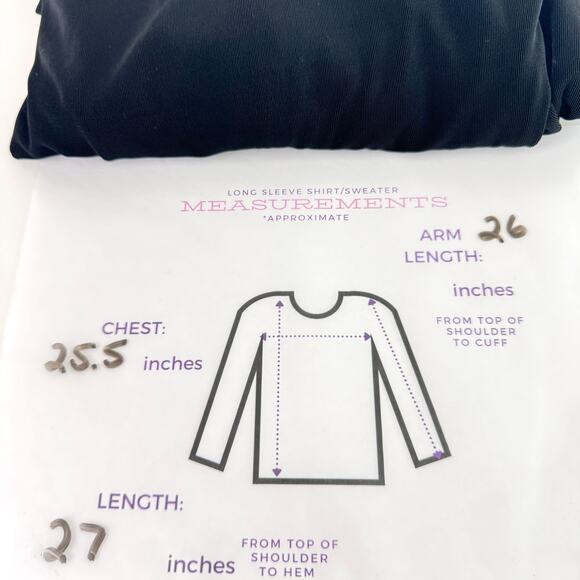 Chico's Travelers Womens Slinky Cardigan Size XL Embroidered Sequin Black - Picture 6 of 6